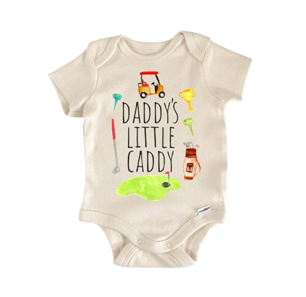 Golf Golfer Caddy - Baby Boy Girl Clothes Infant Bodysuit Funny  Cute