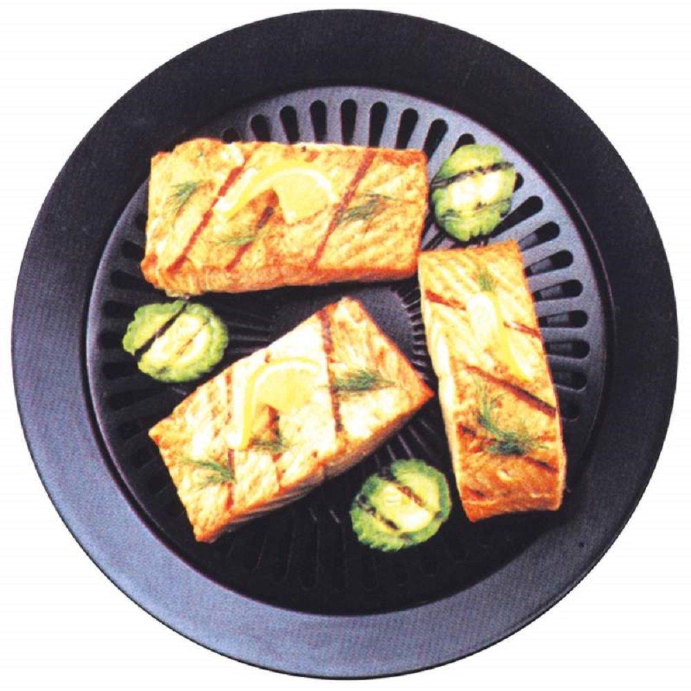 Go Go Smokeless Non-Stick Barbecue Grill Plate For Indoors And Outdoors