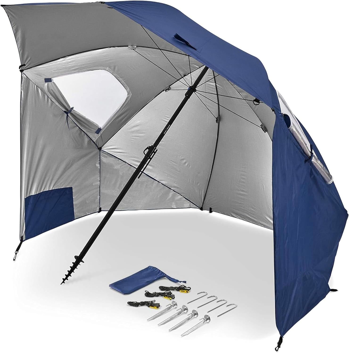 9ft Heavy Duty Outdoor Umbrella With UPF 50 Privacy Panels