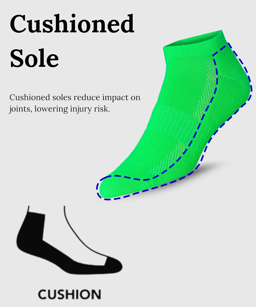 Men's Low Cut Athletic Golf Sports Socks - 12 Pairs