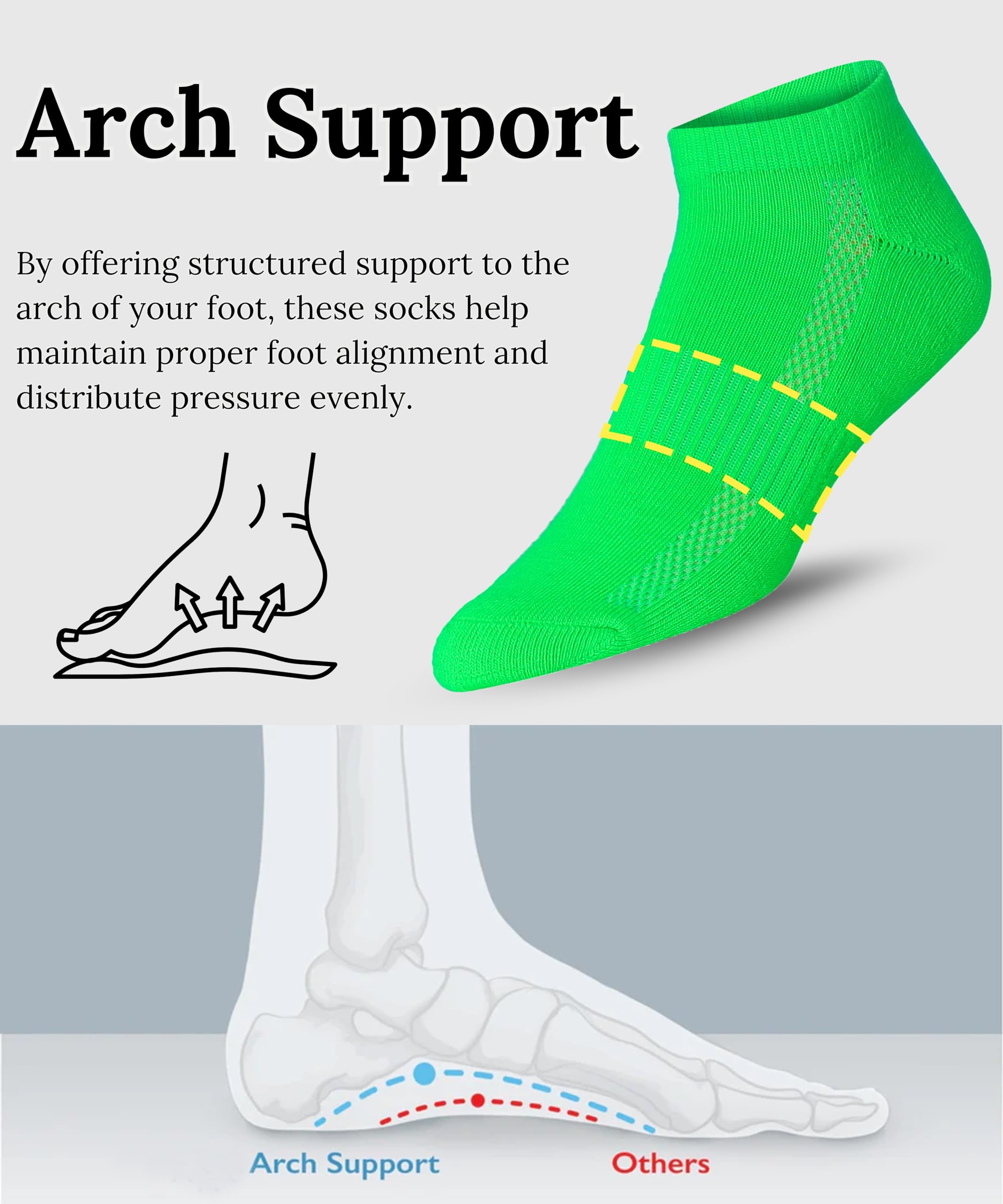 Men's Low Cut Athletic Golf Sports Socks - 12 Pairs