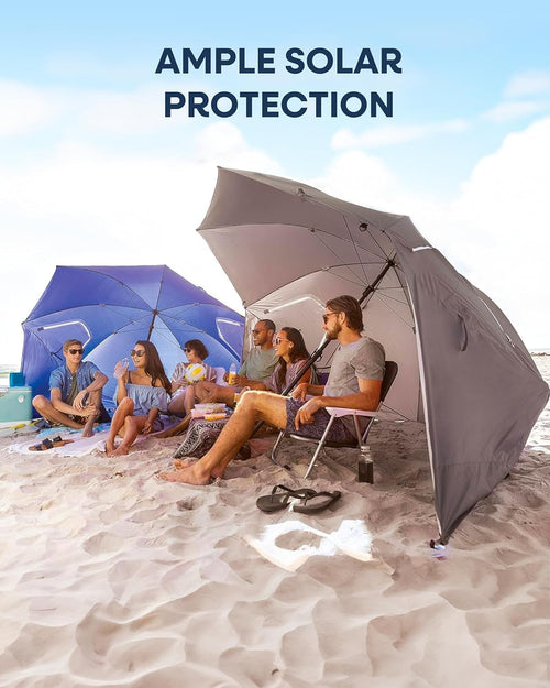 9ft Heavy Duty Outdoor Umbrella With UPF 50 Privacy Panels