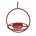 Metal Simple Hummingbird Water Feeder Hanging Round Mini Bird Feeder
