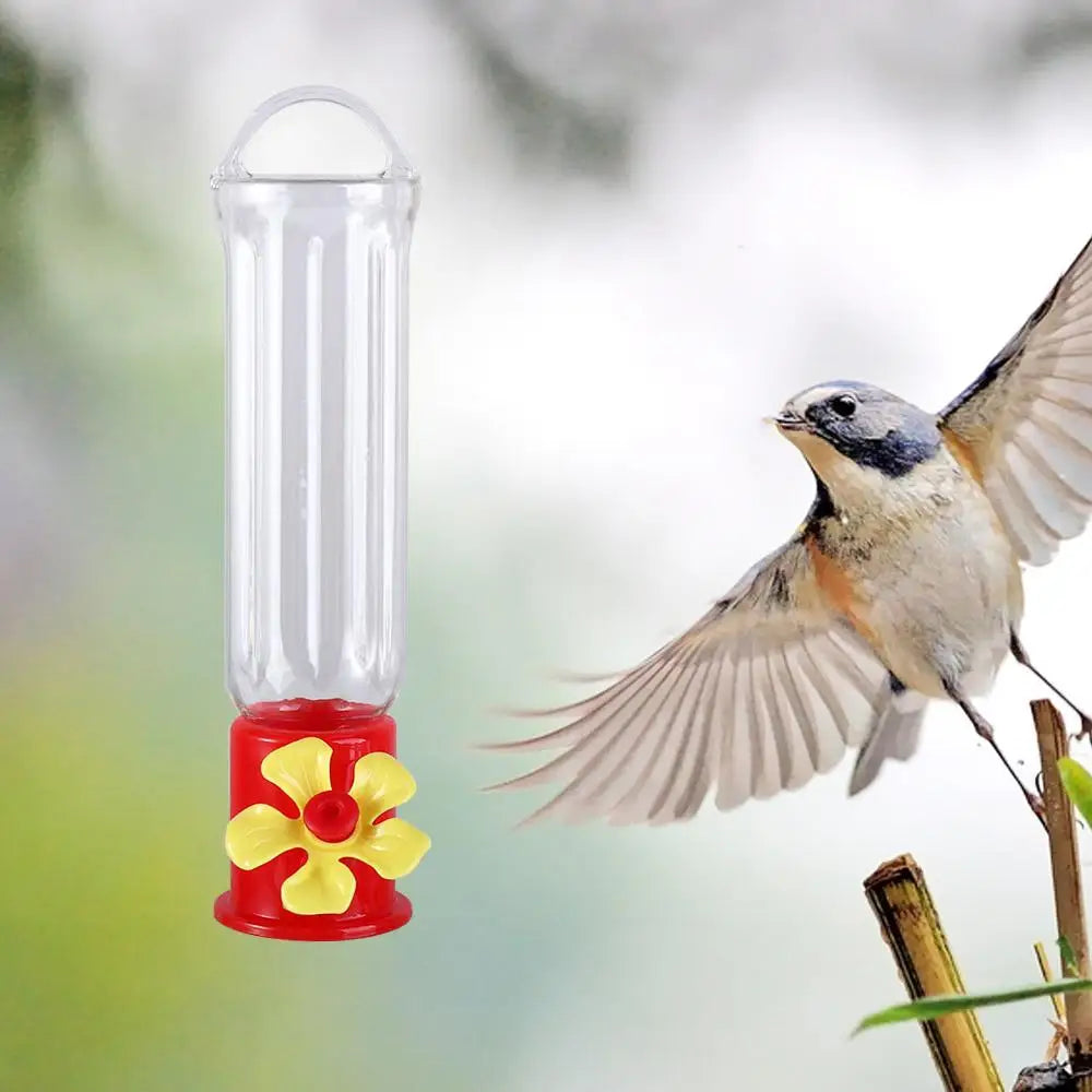 Hummingbird Feeders Plastic Transparent Removable Hanging Bird Feeders