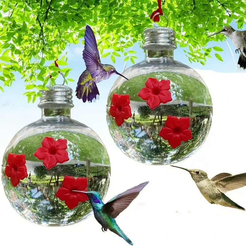 Outdoor Hanging Hummingbird Feeder Park Spherical
