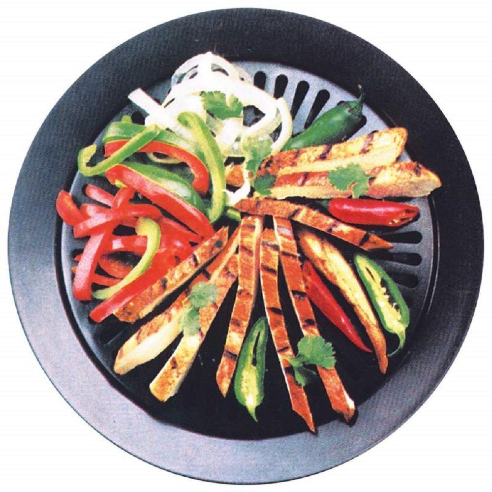 Go Go Smokeless Non-Stick Barbecue Grill Plate For Indoors And Outdoors
