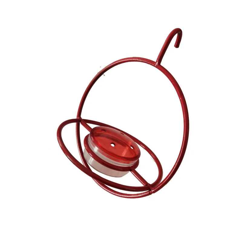 Metal Simple Hummingbird Water Feeder Hanging Round Mini Bird Feeder
