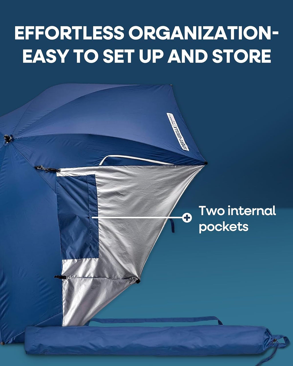 9ft Heavy Duty Outdoor Umbrella With UPF 50 Privacy Panels