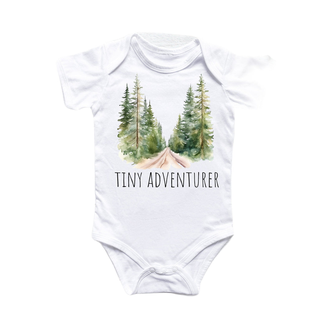 Tiny Adventure Trail Outdoors - Baby Boy Girl Clothes Infant Bodysuit