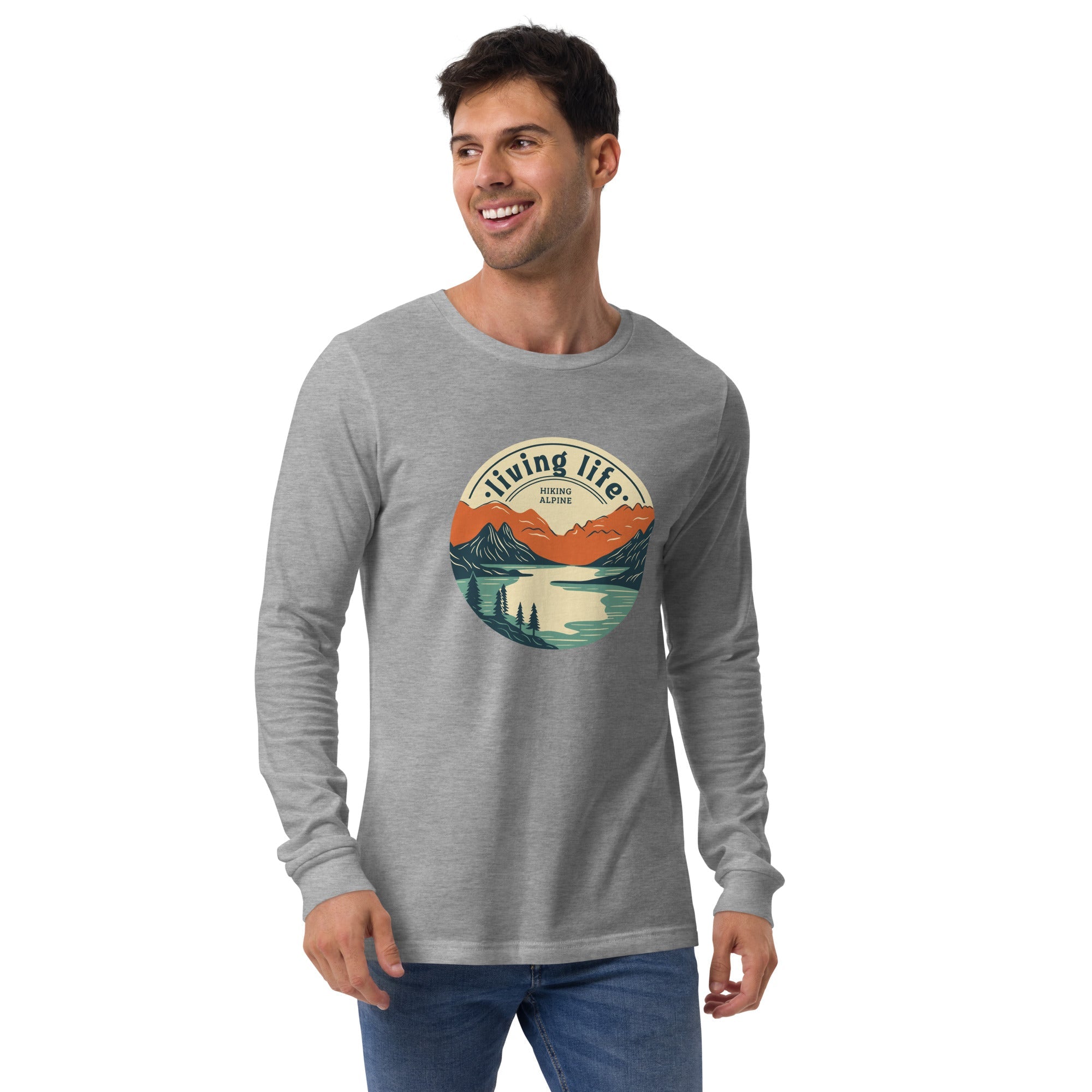 Hiking Alpine Outdoors Unisex Long Sleeve Tee