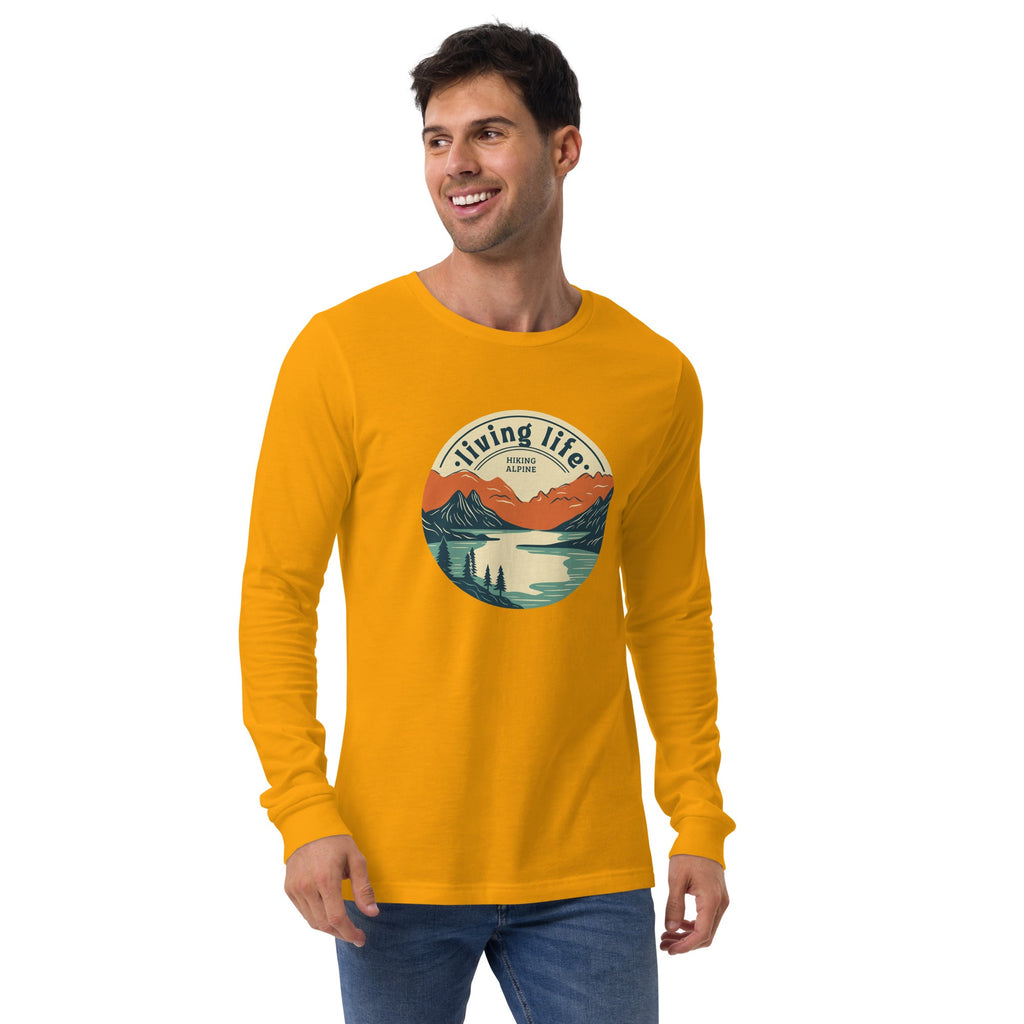 Hiking Alpine Outdoors Unisex Long Sleeve Tee