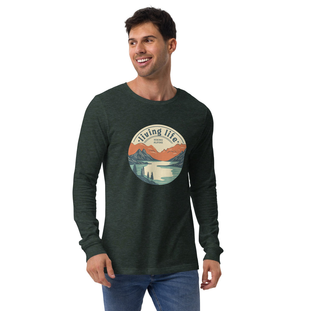 Hiking Alpine Outdoors Unisex Long Sleeve Tee