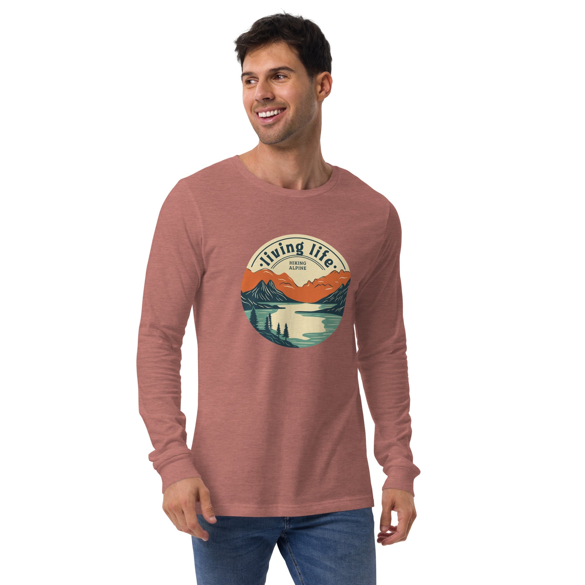 Hiking Alpine Outdoors Unisex Long Sleeve Tee