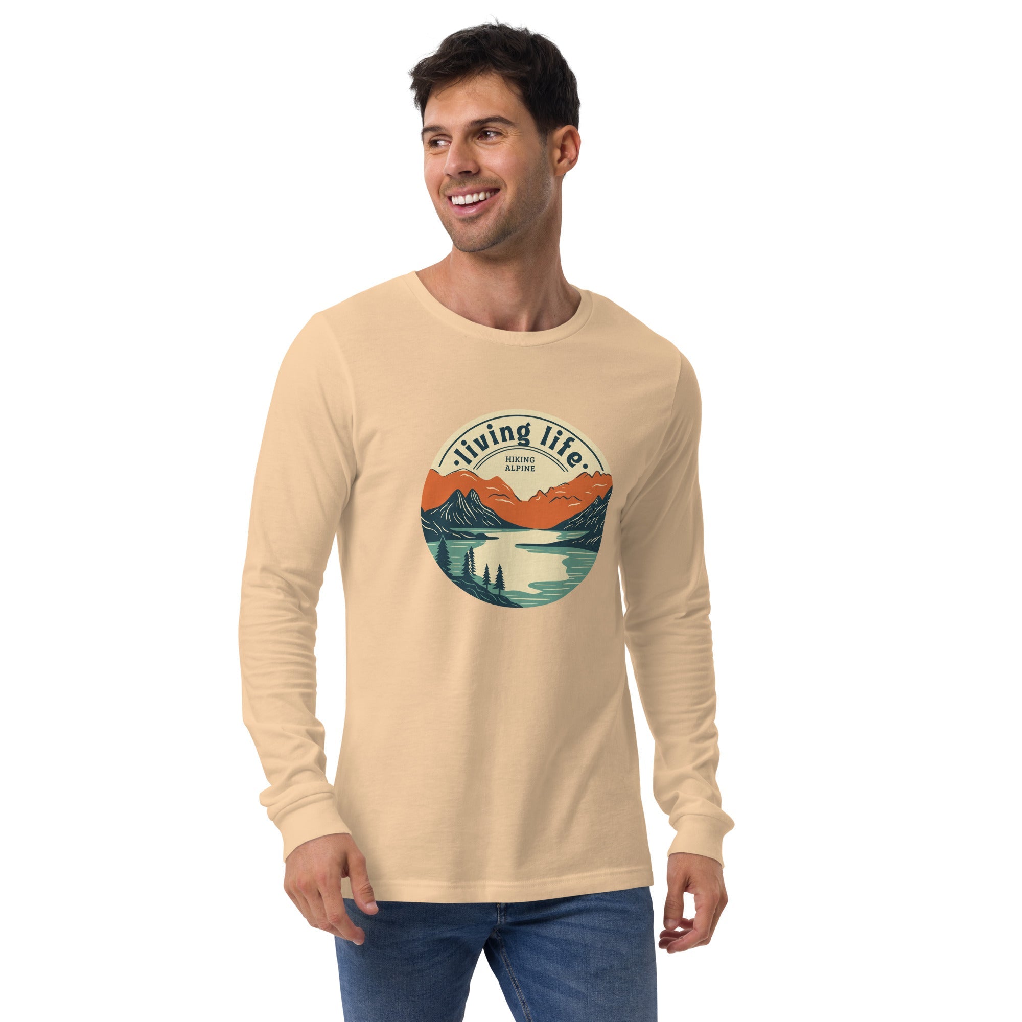 Hiking Alpine Outdoors Unisex Long Sleeve Tee