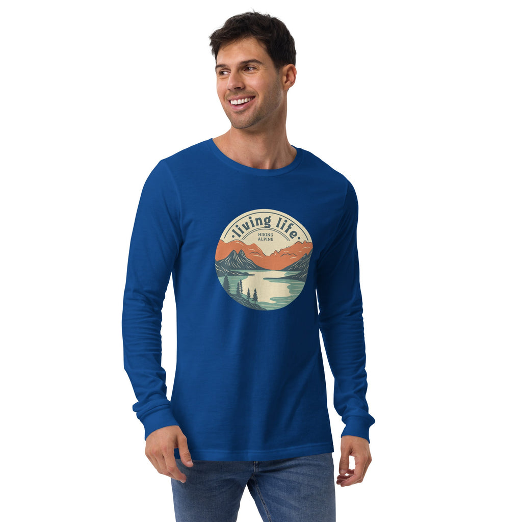 Hiking Alpine Outdoors Unisex Long Sleeve Tee