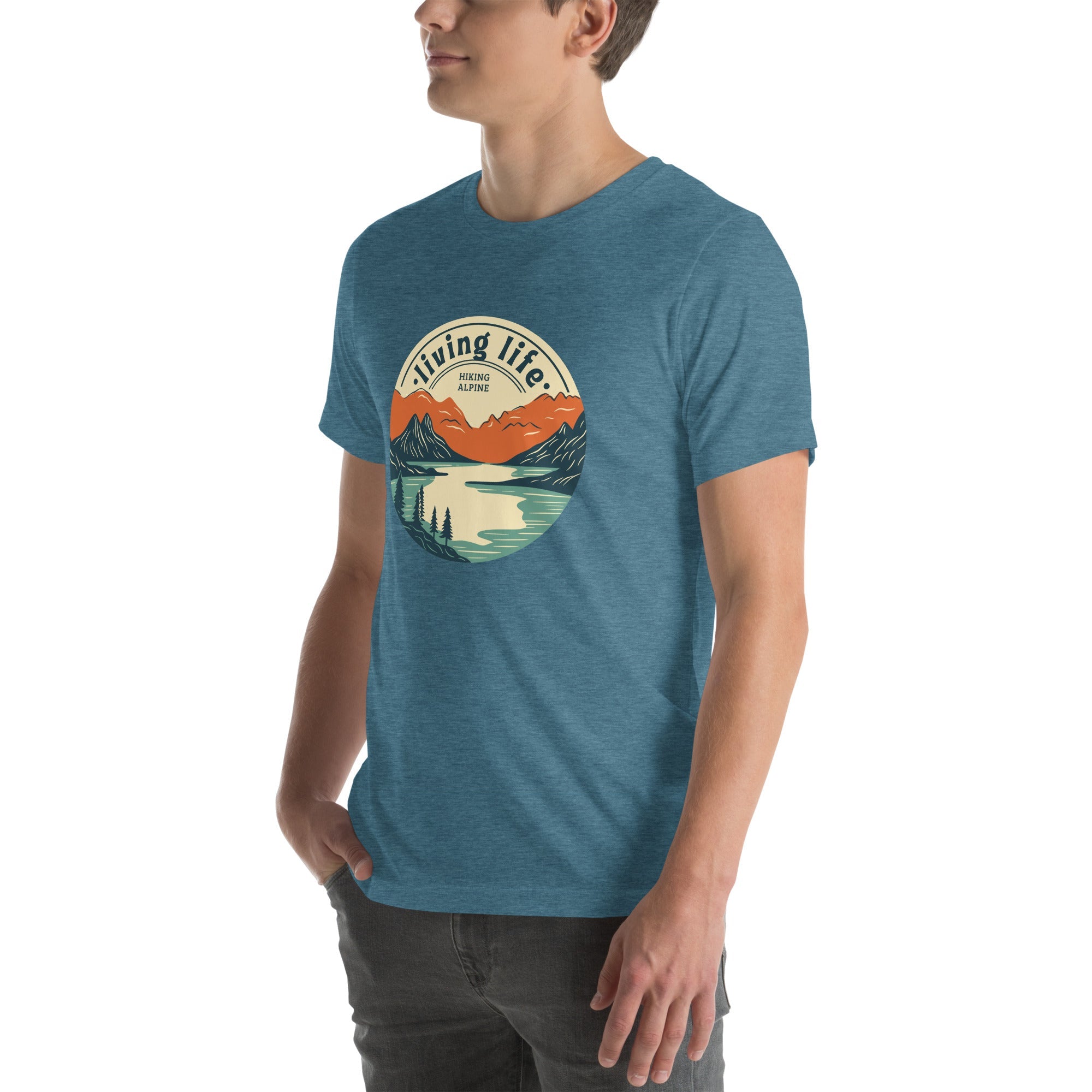 Hiking Alpine Outdoors Unisex t-shirt