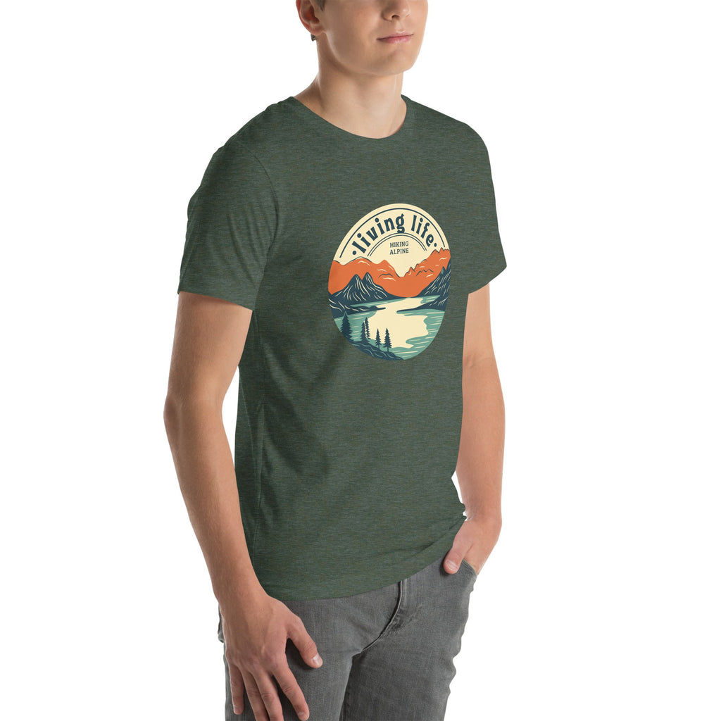 Hiking Alpine Outdoors Unisex t-shirt