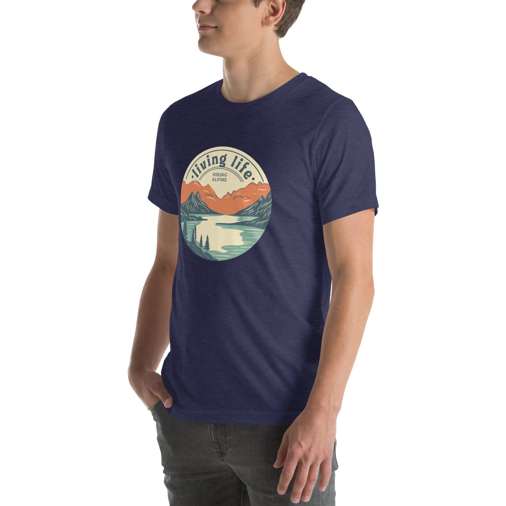 Hiking Alpine Outdoors Unisex t-shirt