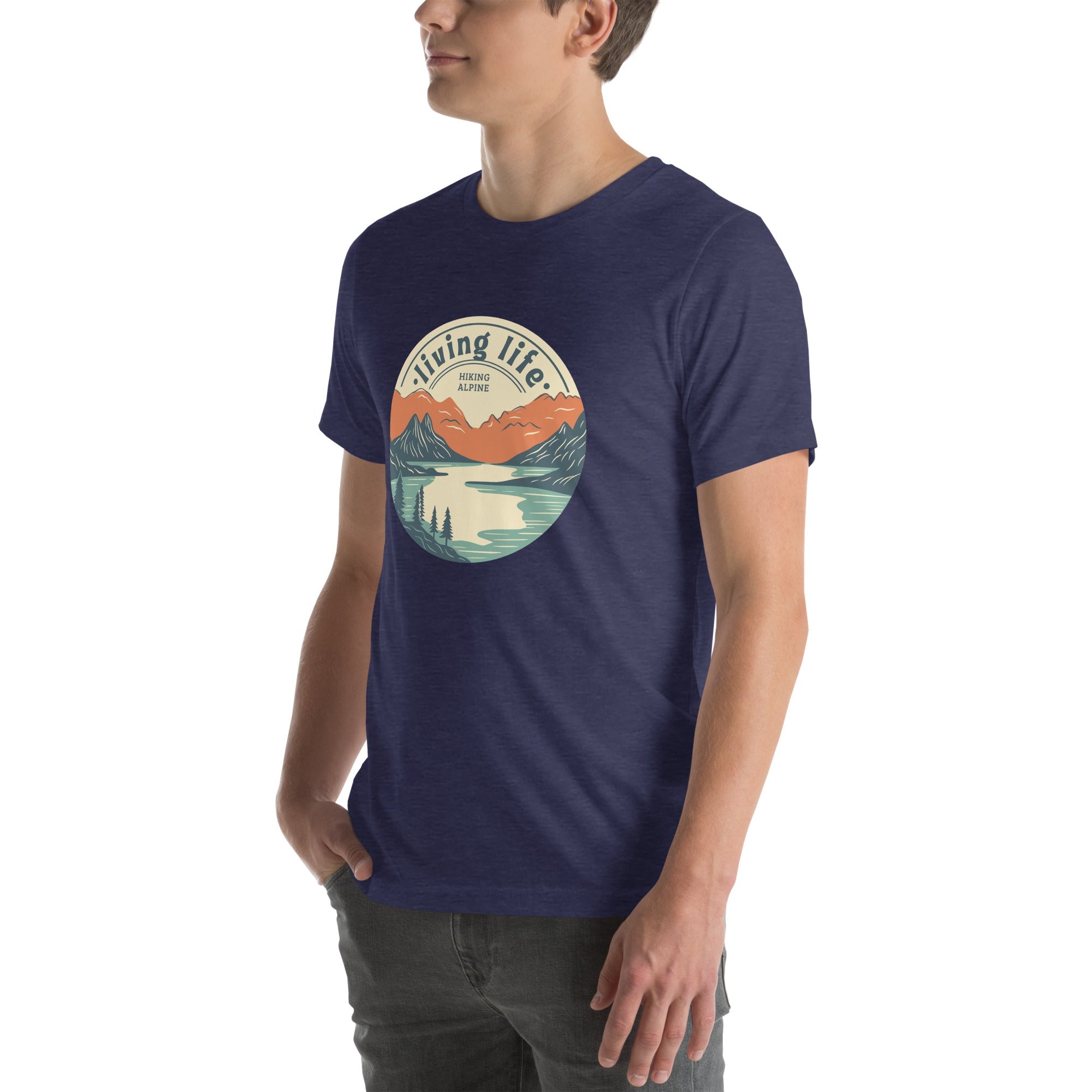 Hiking Alpine Outdoors Unisex t-shirt