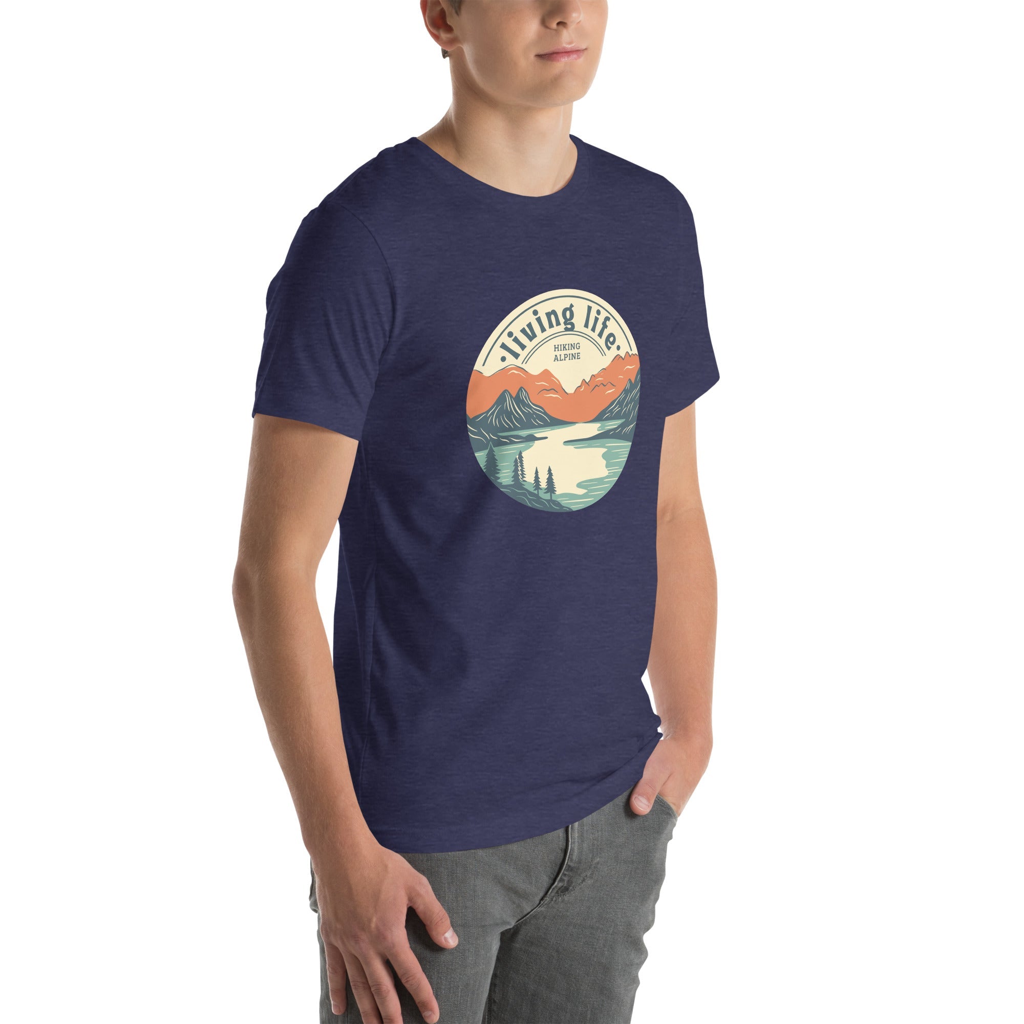 Hiking Alpine Outdoors Unisex t-shirt
