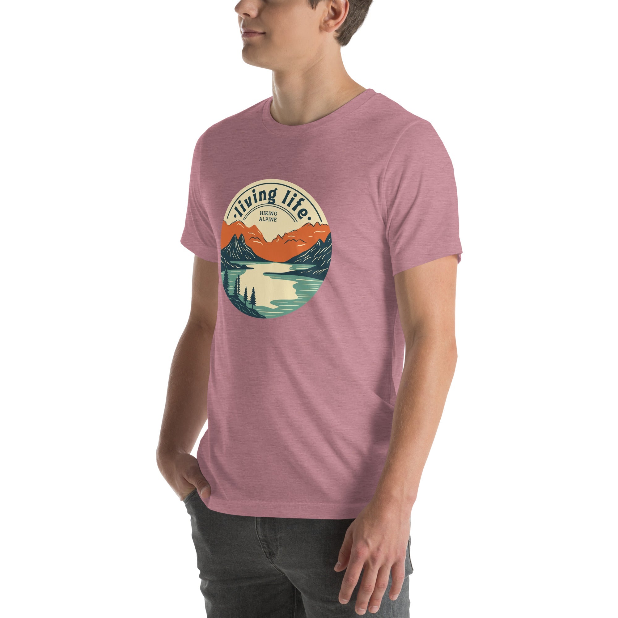 Hiking Alpine Outdoors Unisex t-shirt