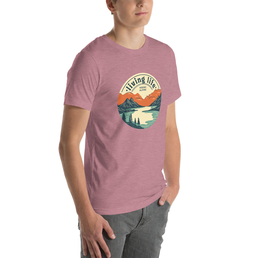 Hiking Alpine Outdoors Unisex t-shirt