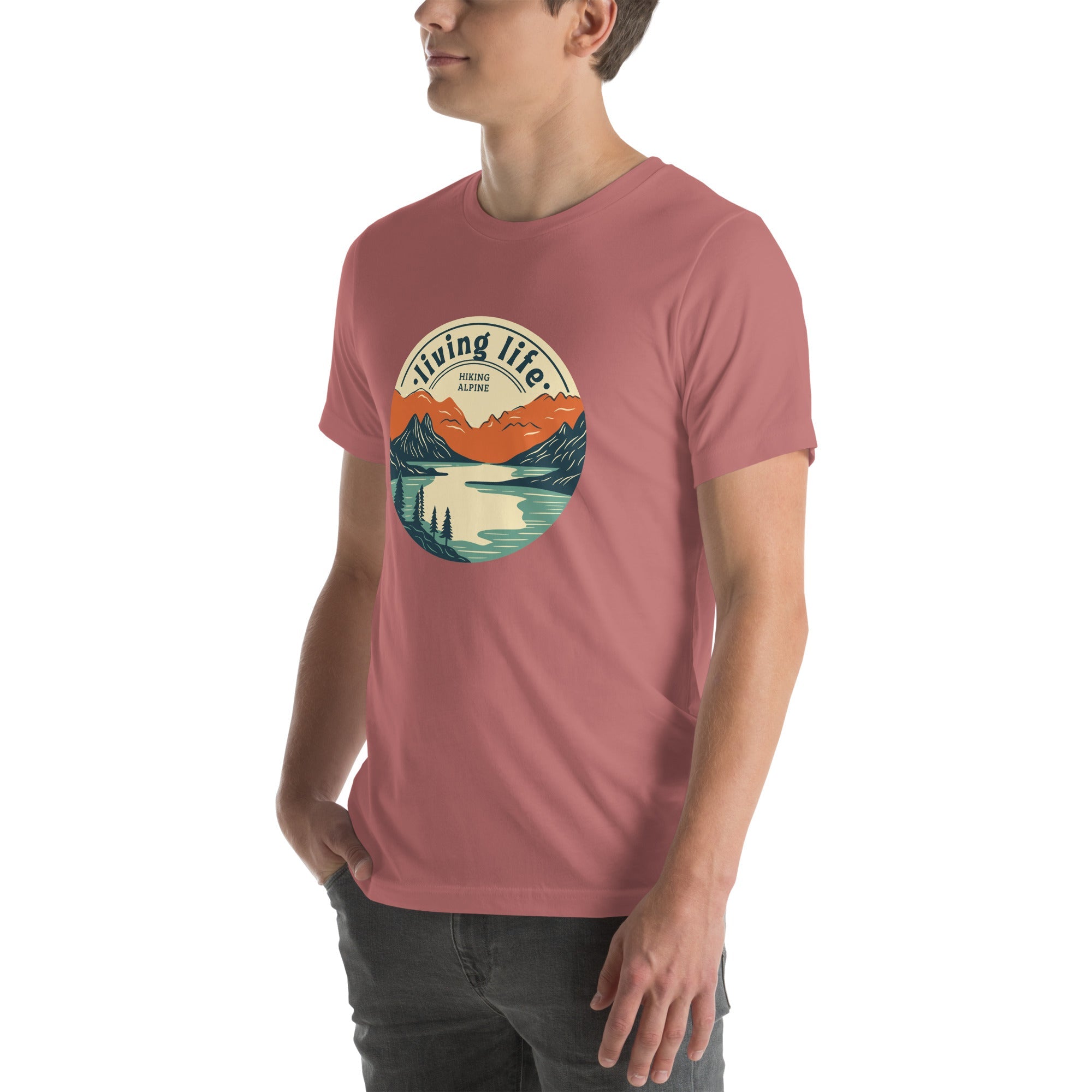 Hiking Alpine Outdoors Unisex t-shirt