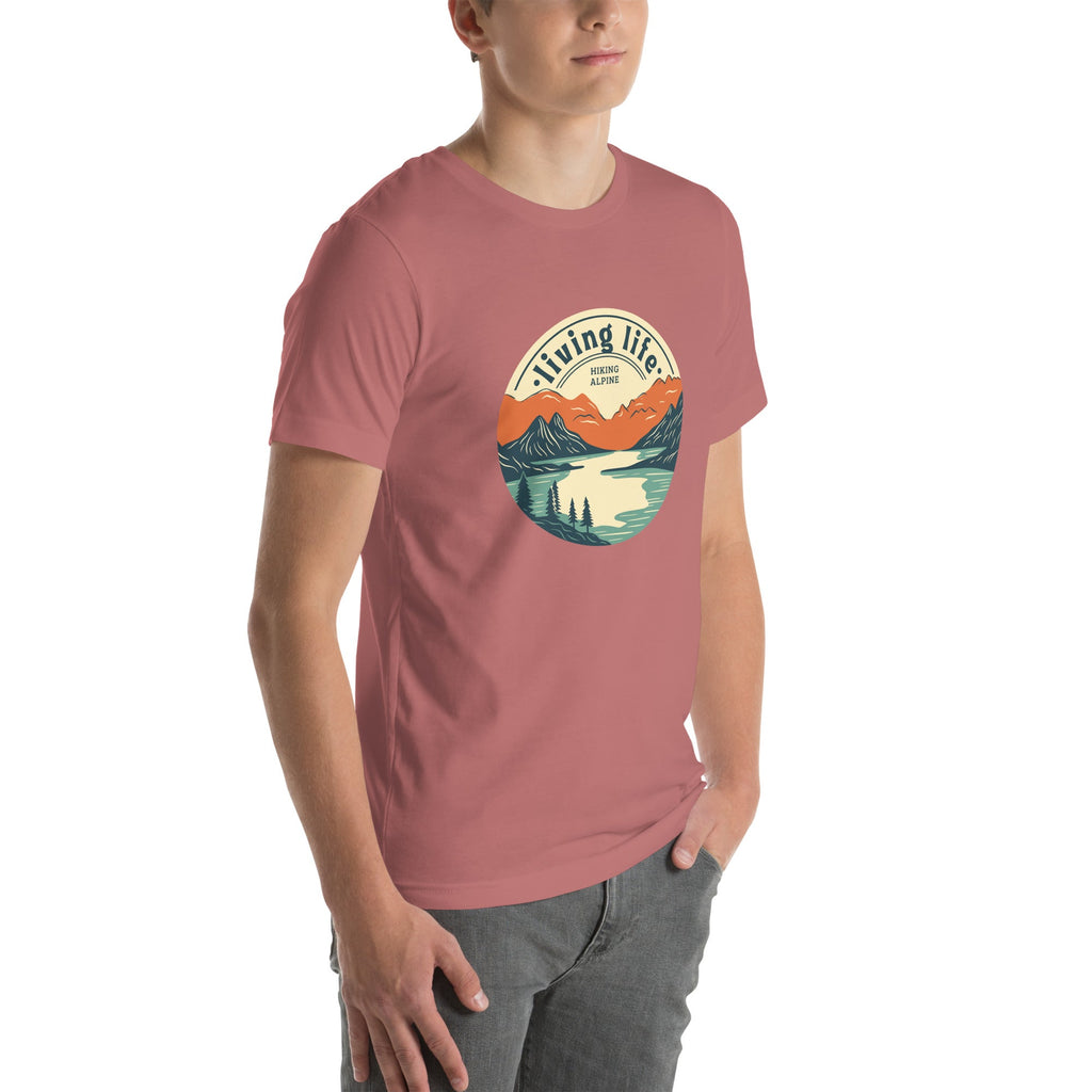 Hiking Alpine Outdoors Unisex t-shirt