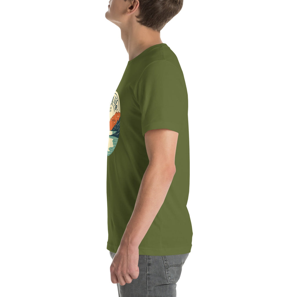 Hiking Alpine Outdoors Unisex t-shirt