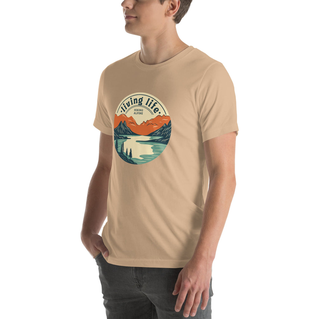 Hiking Alpine Outdoors Unisex t-shirt