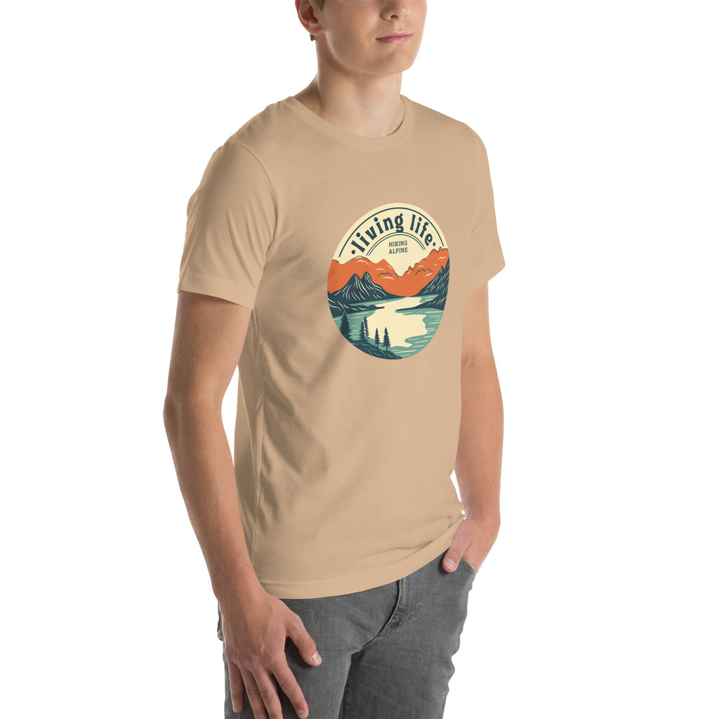 Hiking Alpine Outdoors Unisex t-shirt
