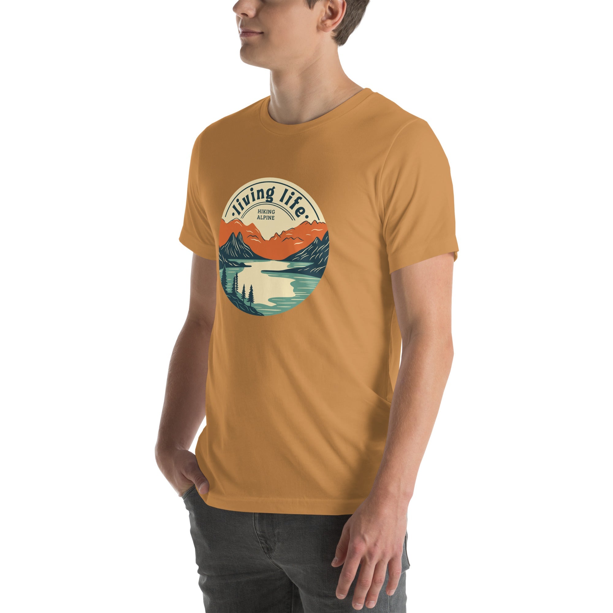 Hiking Alpine Outdoors Unisex t-shirt