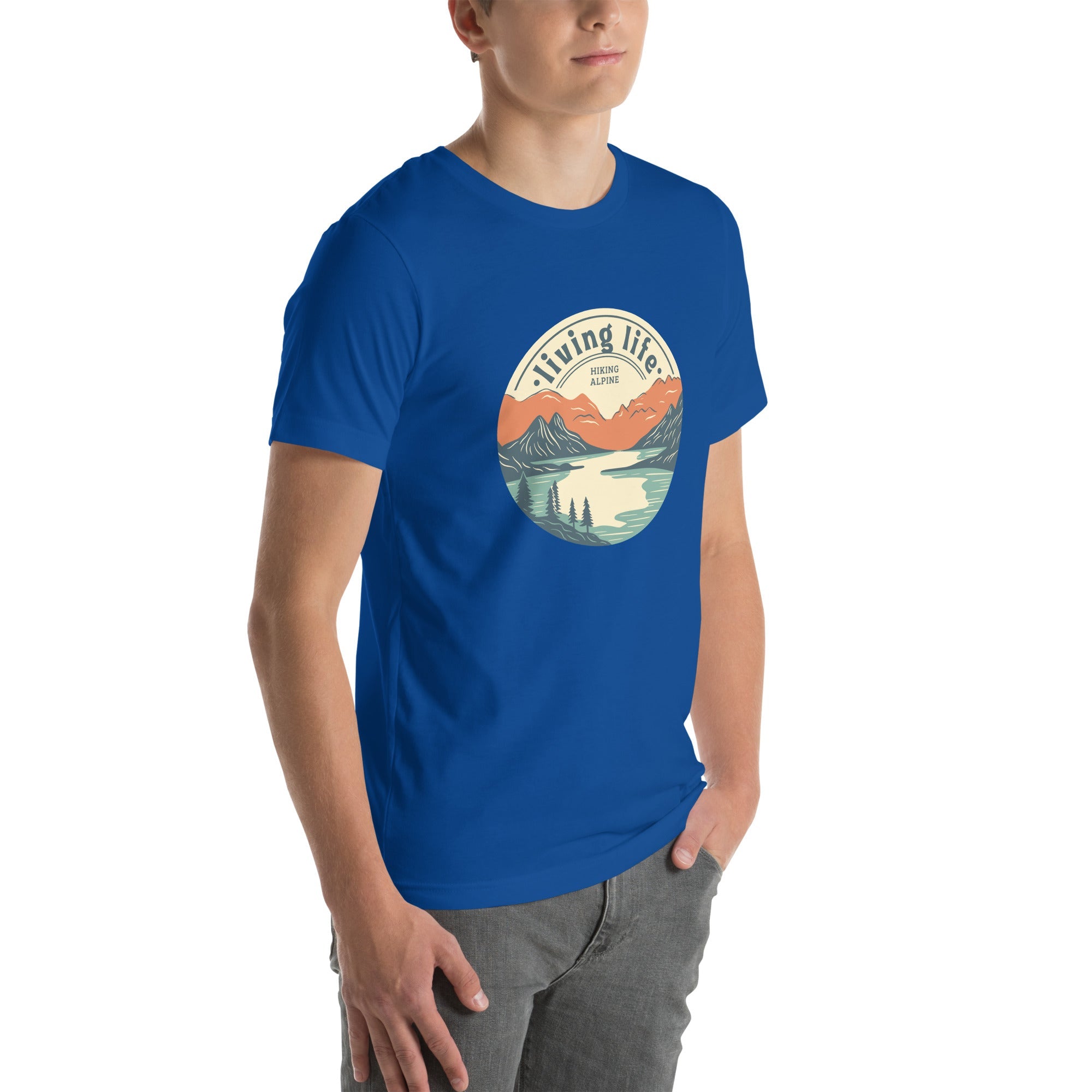 Hiking Alpine Outdoors Unisex t-shirt