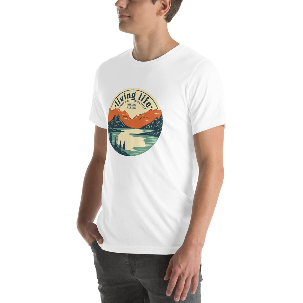 Hiking Alpine Outdoors Unisex t-shirt