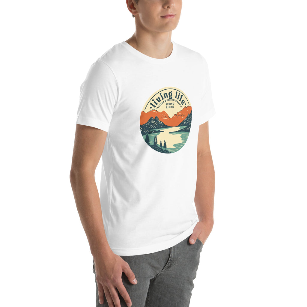 Hiking Alpine Outdoors Unisex t-shirt